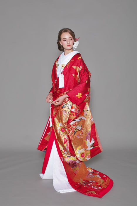 色打掛　吉祥大熨斗紋
