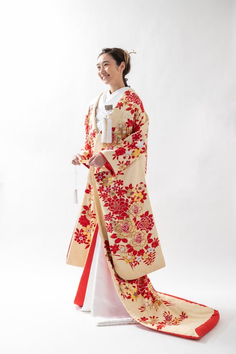 色打掛　華慶寿 クリーム